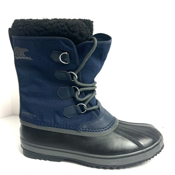Sorel Mens 1964 Pac Nylon Waterproof Boot Navy Size 11 M - Picture 1 of 6